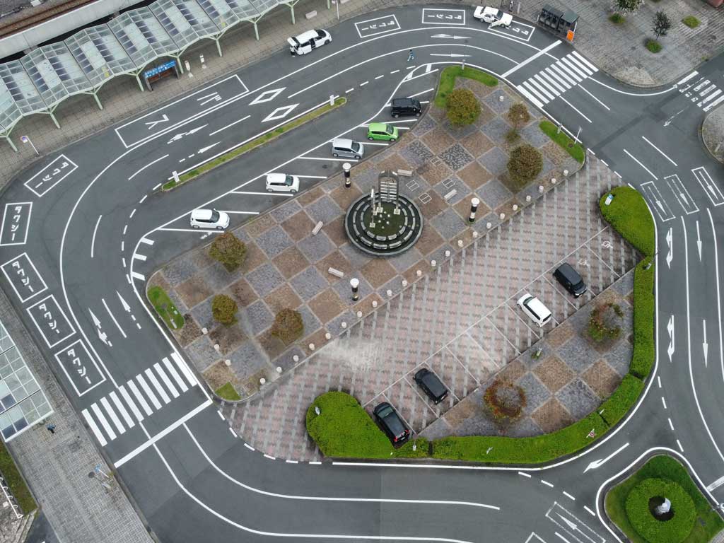 桐生駅南口駅前広場