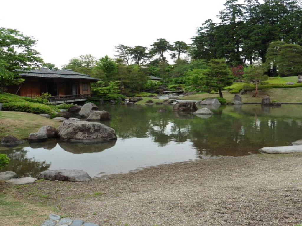 前橋公園　日本庭園