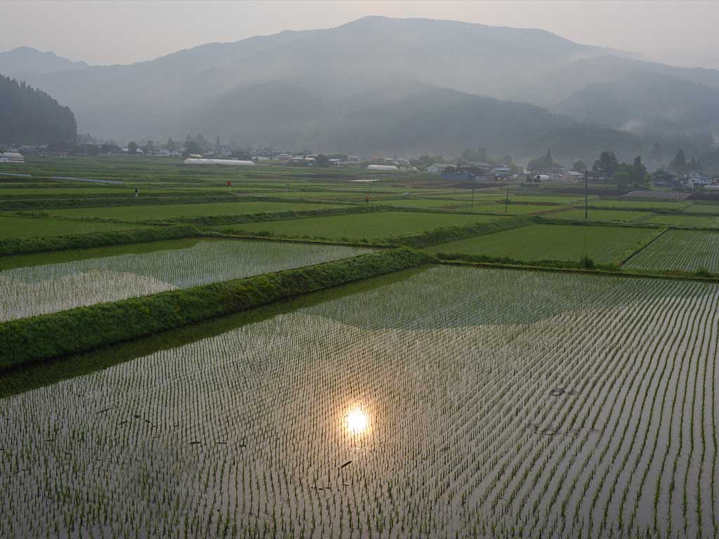 川場村の田園風景